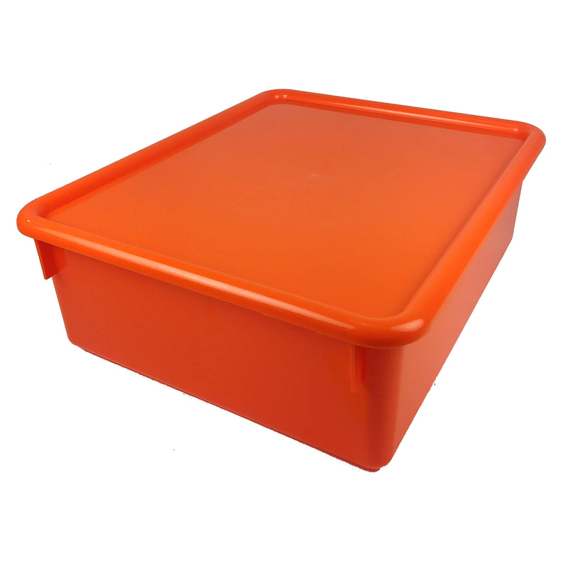 Double Stowaway W-lid Orange