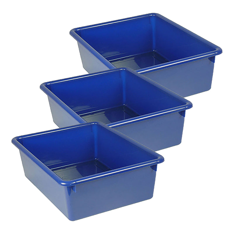 (3 Ea) Double Stowaway Tray Only Bl