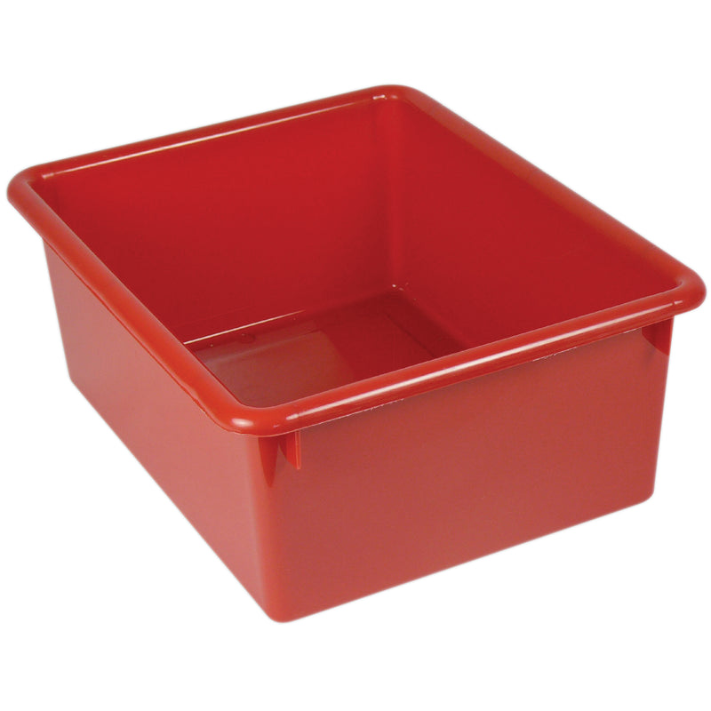 (3 Ea) Stowaway Letter Box Red No Lid 13-1-8 X 10-1-2 X 5-1-4