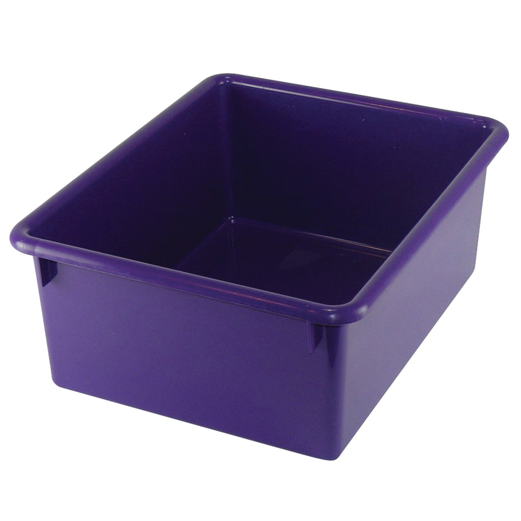 (3 Ea) Stowaway Letter Box Purple No Lid 13-1-8 X 10-1-2 X 5-1-4