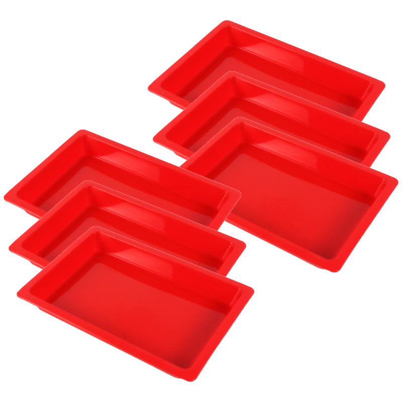 (6 Ea) Sm Creativitray Red