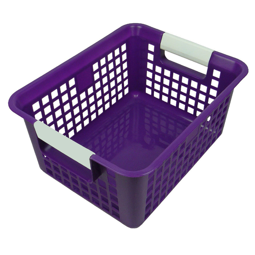 (3 Ea) Purple Book Basket
