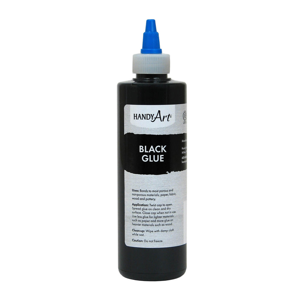 (6 Ea) Handy Art Black Glue 8oz