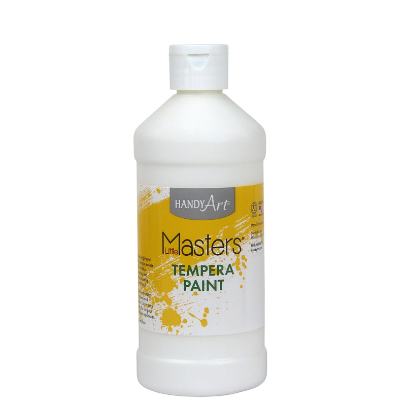 Little Masters White 16oz Tempera Paint