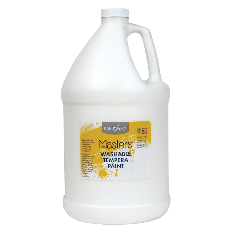 Little Masters White 128oz Washable Paint