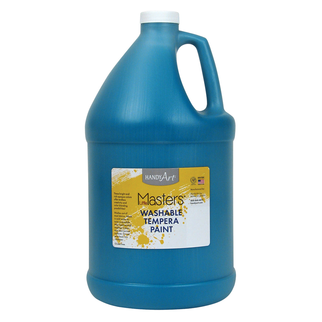 Little Masters Turquoise 128oz Washable Paint