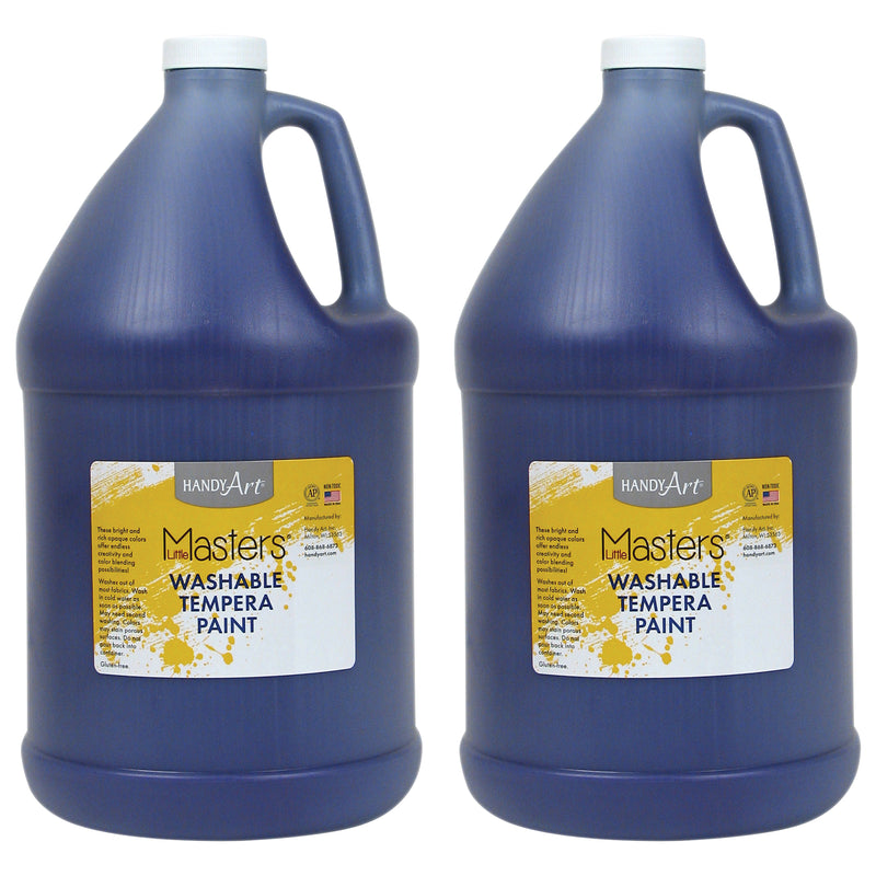 (2 Ea) Little Masters Violet 128oz Washable Paint