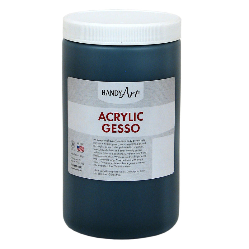 Handy Art Acrylic Black Gesso 32 Oz