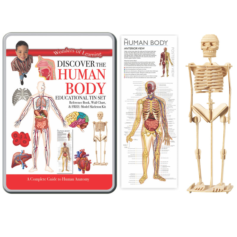 Tin Set Discover The Human Body Wonders Of Learning
