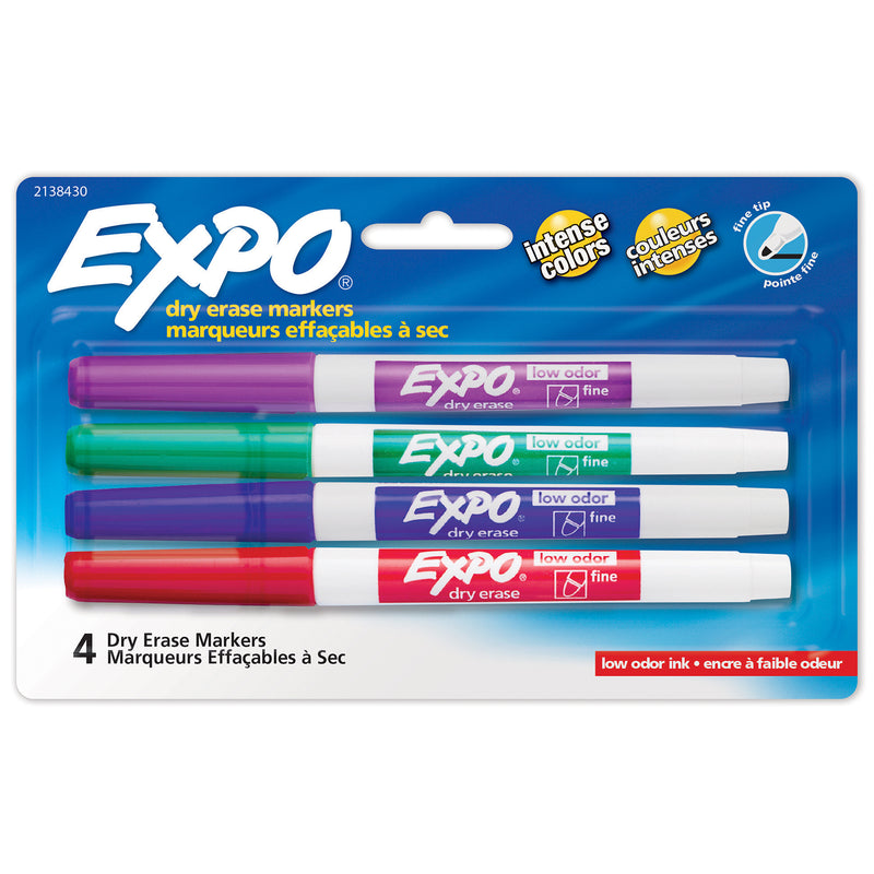 (3 Pk) 4ct Dryerase Fine Markers Expo