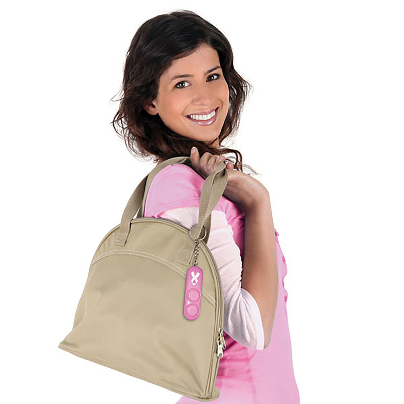 Pink Personal Alarm Supports Nbcf