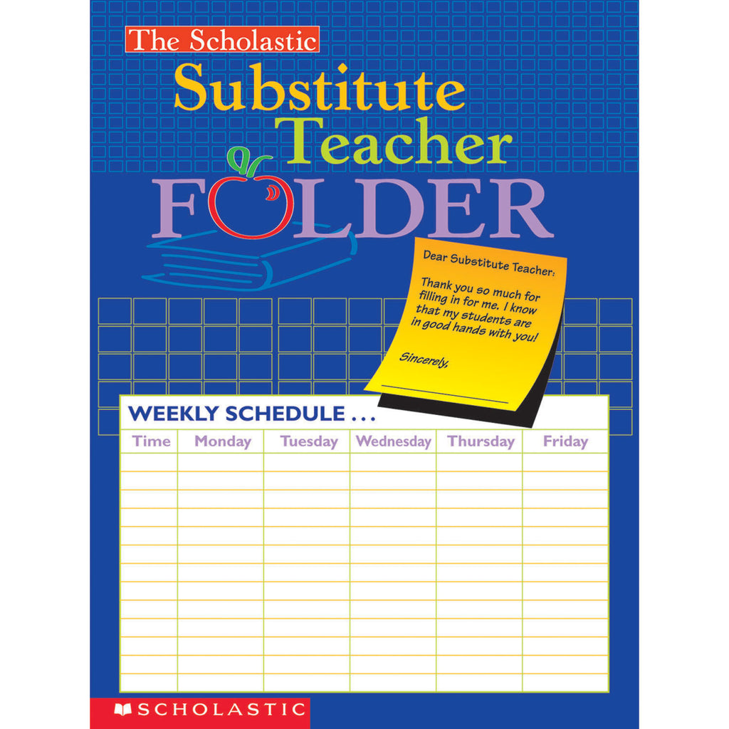 Substitute Teacher Folder - 1