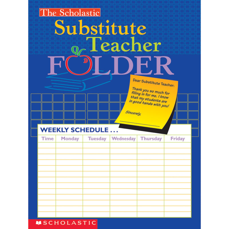 Substitute Teacher Folder - 1