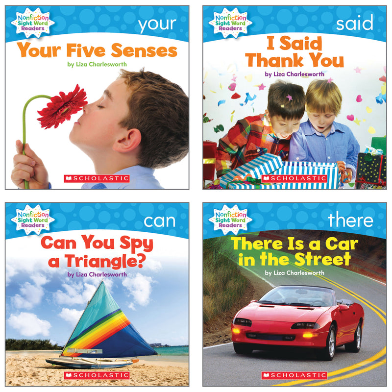 Nonfiction Sight Word Readers Lvl B Parent Pack