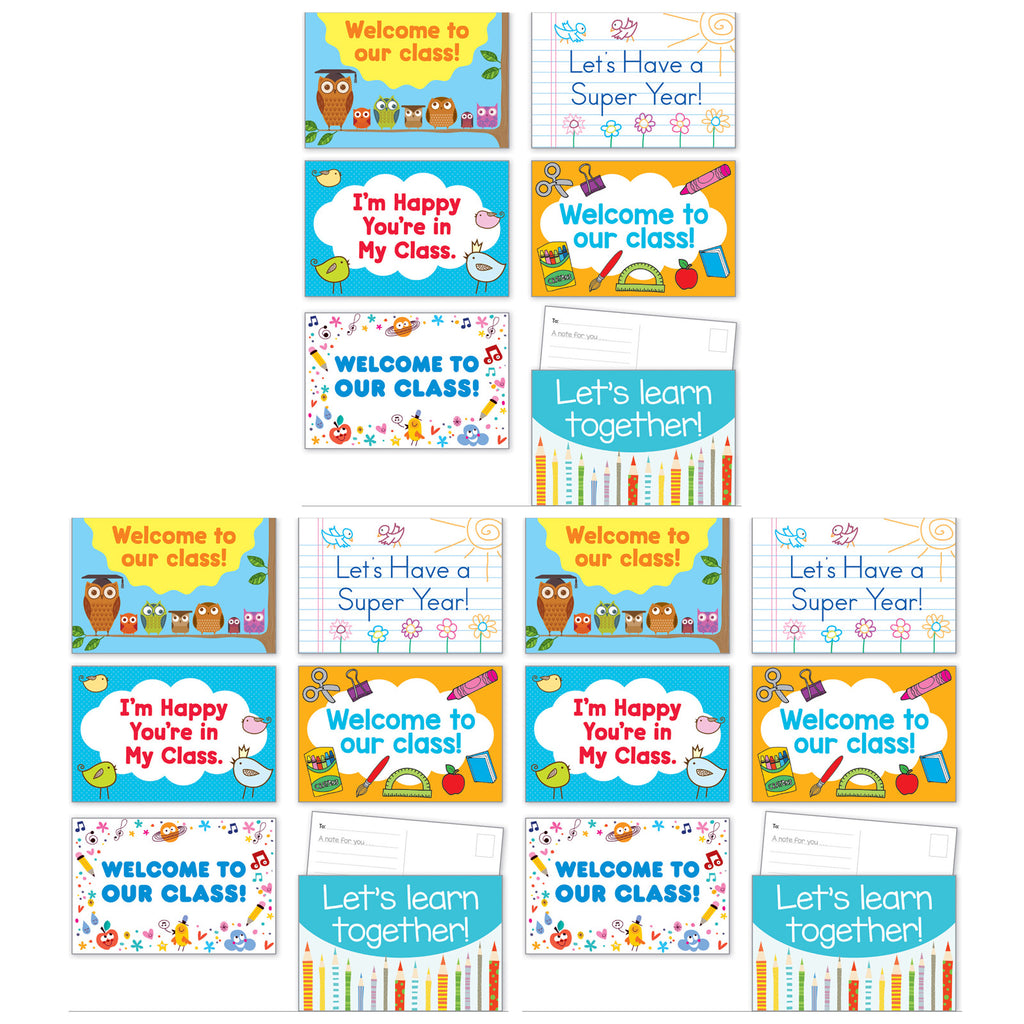 (3 Pk) Back To School Postcards