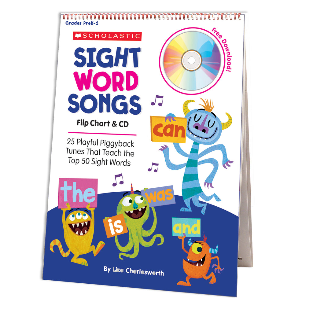 Sight Word Songs Flip Chart & Cd