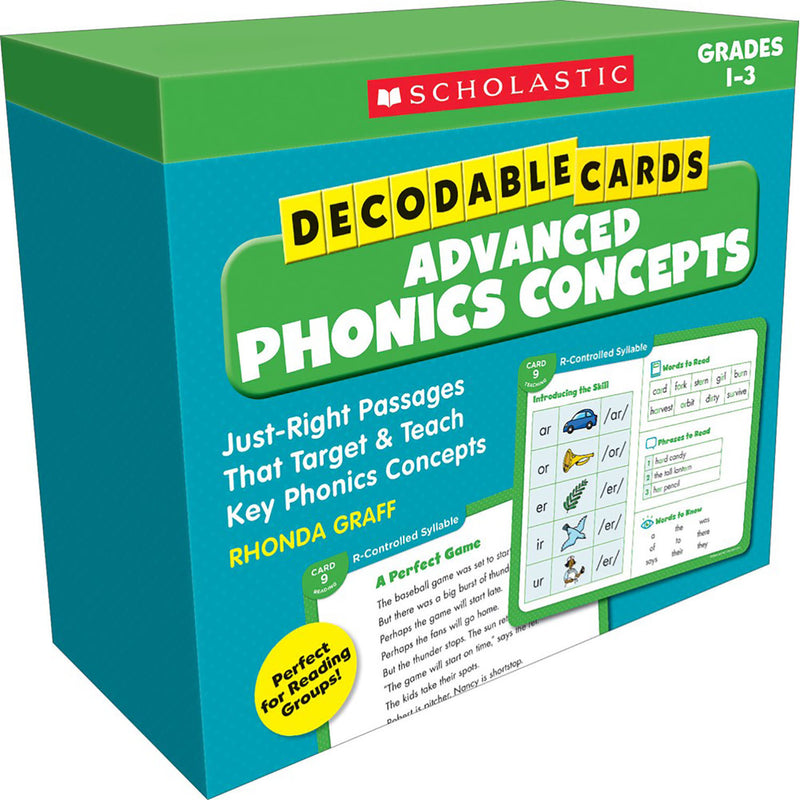 Decodable Cards: Advanced Phonics Concepts