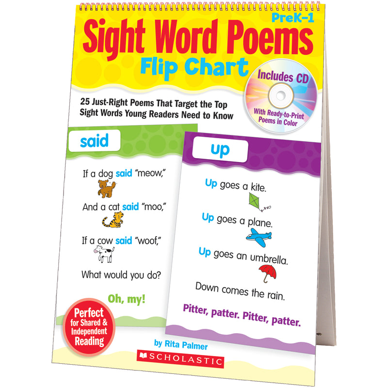 Sight Word Poems Flip Chart