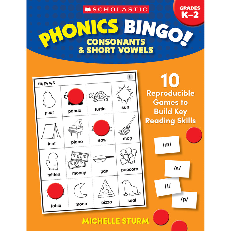 Bingo Consonants & Short Vowels