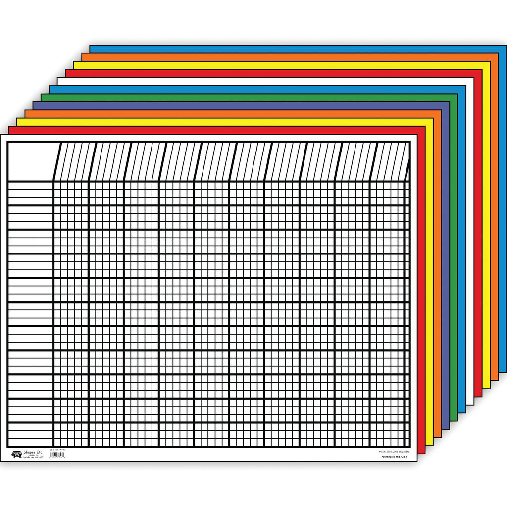 Horizontal Chart Set 12-pk