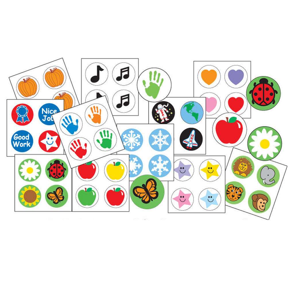 2880ct Incentive Stickers Seasonal