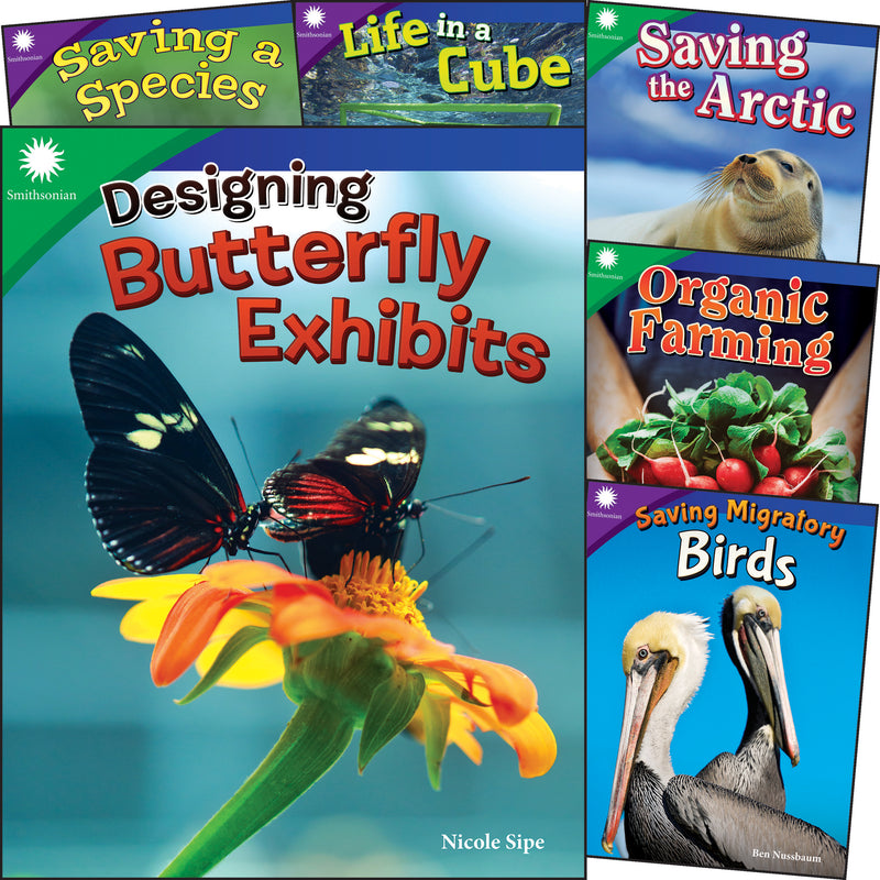 Smithsonian Animals & Ecosystems Gr 4-5 6 Book Set