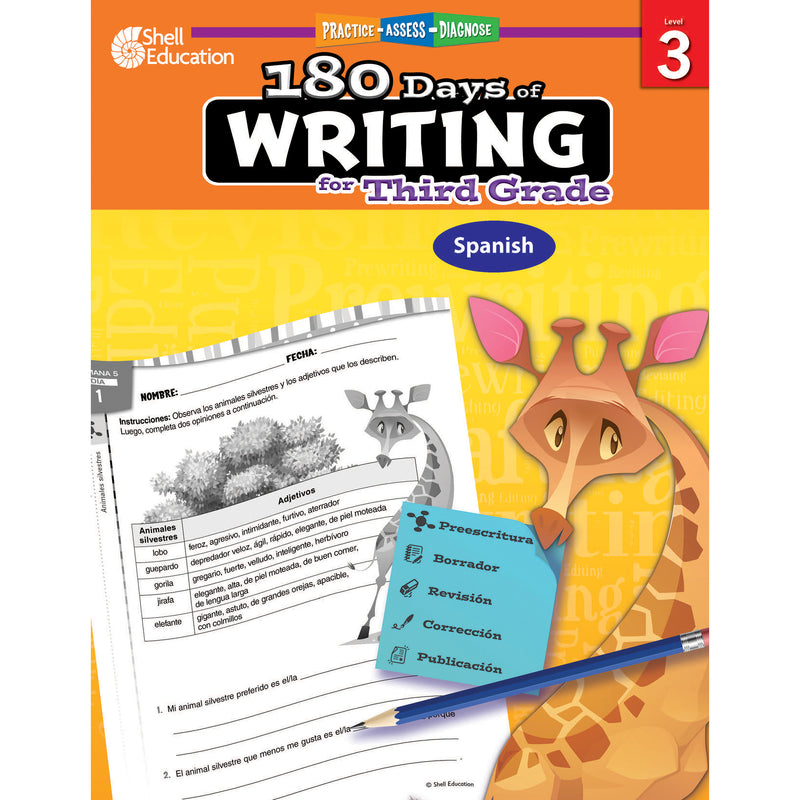 180 Days Of Writing Gr 3 Spanish