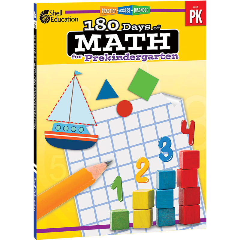 180 Days Of Math Grade Prek