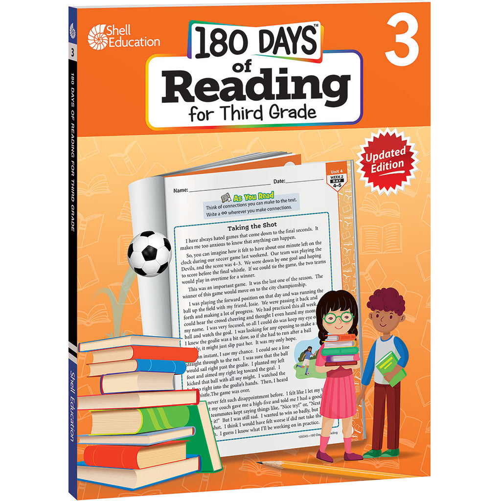 180 Days of Reading 2nd Edition, Grade 3