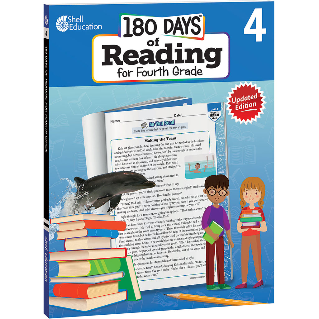 180 Days of Reading 2nd Edition, Grade 4