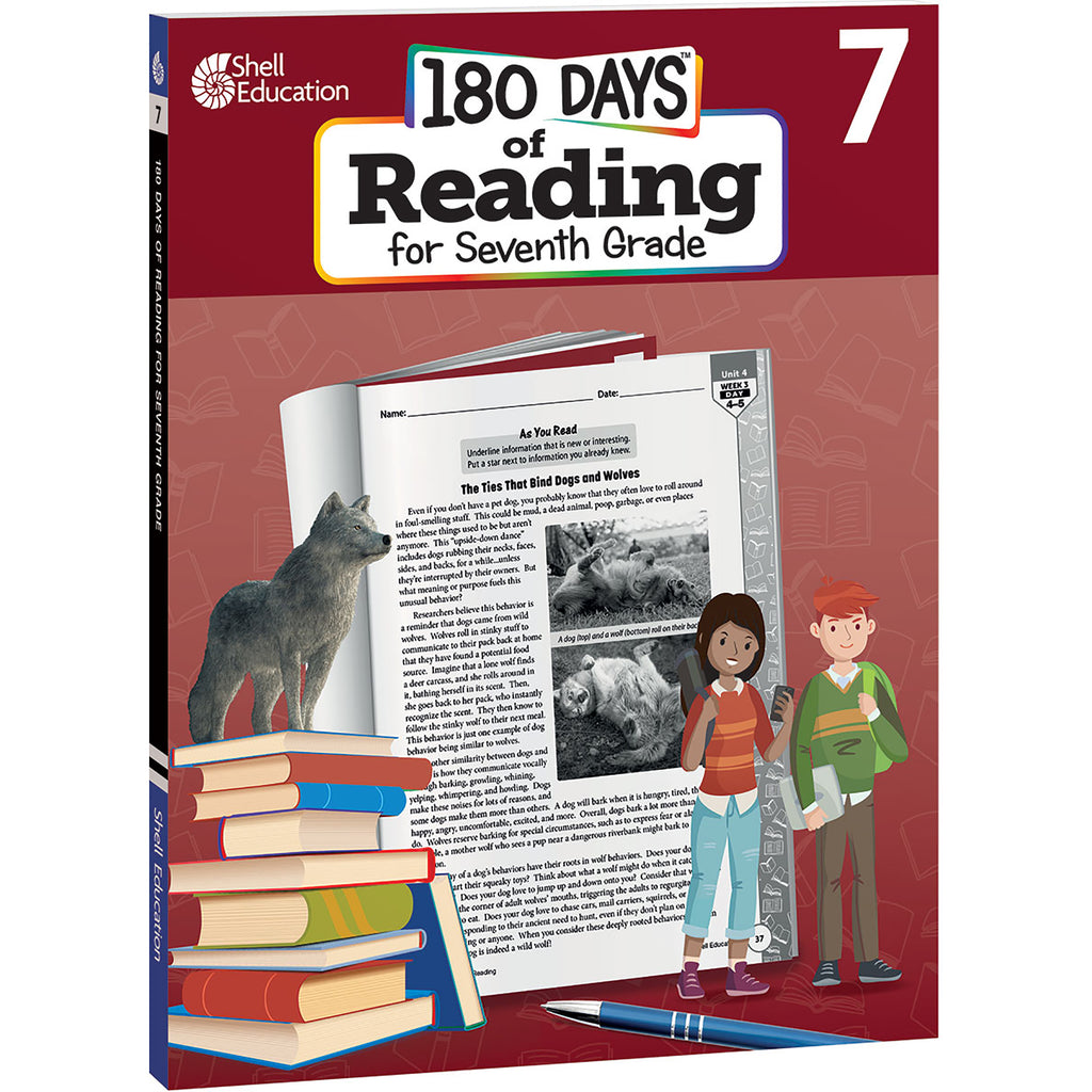 180 Days of Reading 2nd Edition, Grade 7