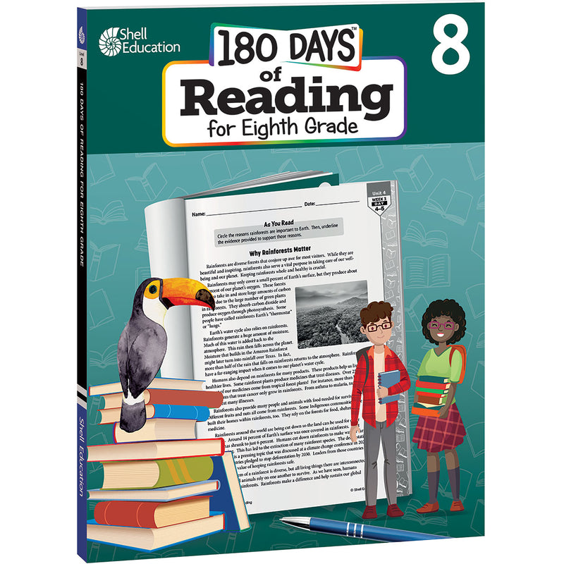 180 Days of Reading 2nd Edition, Grade 8