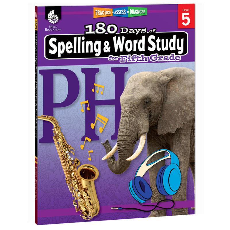 180 Days Spelling & Word Study Gr 5