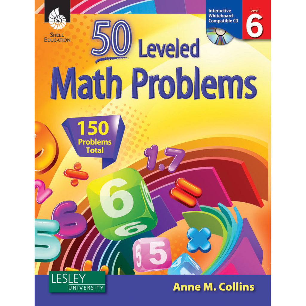 50 Leveled Math Problems Level 6 W- Cd