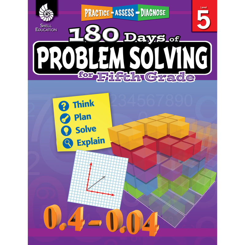 180 Day Problem Solving Gr5 Workbk