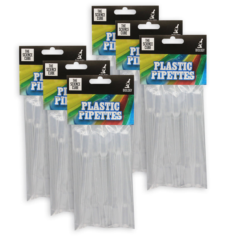 (6 Pk) Plastic Pipettes Pack Of 12