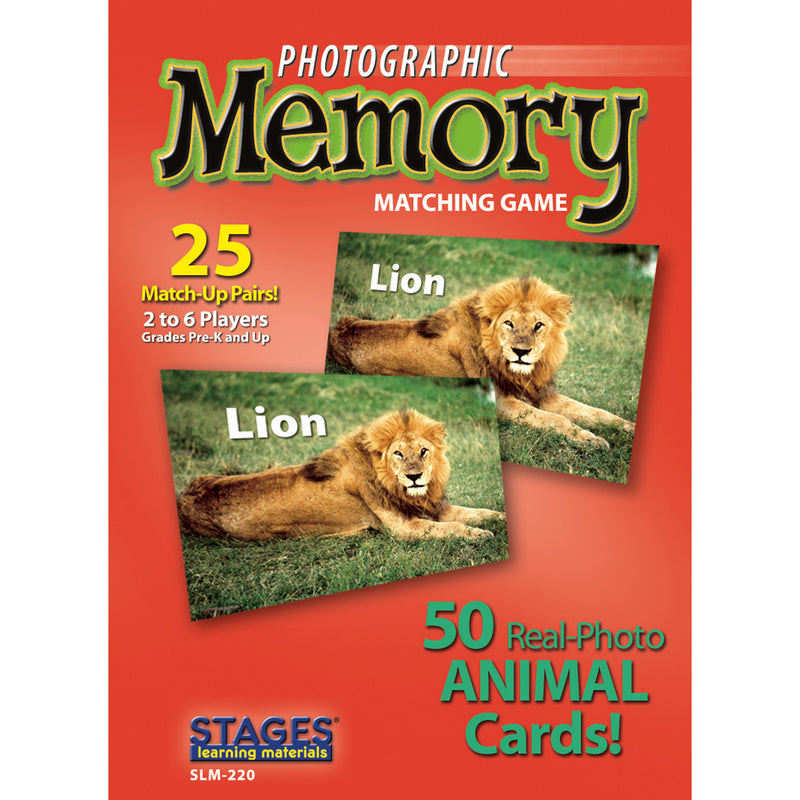 Animals Photographic Memory Matching Game