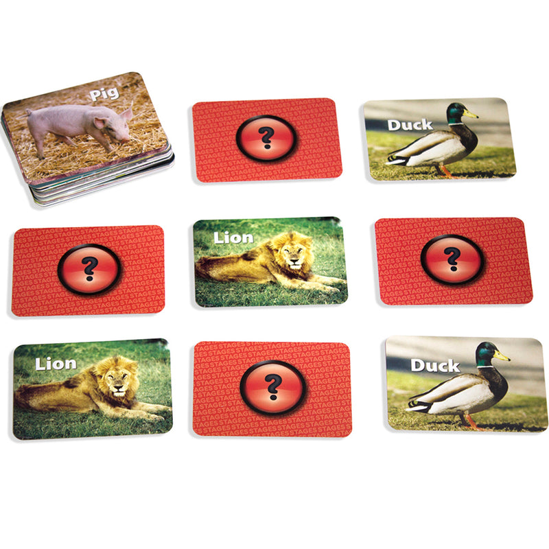 Animals Photographic Memory Matching Game