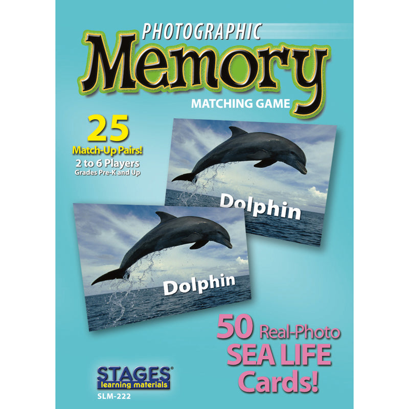 Sea Life Photographic Memory Matching Game