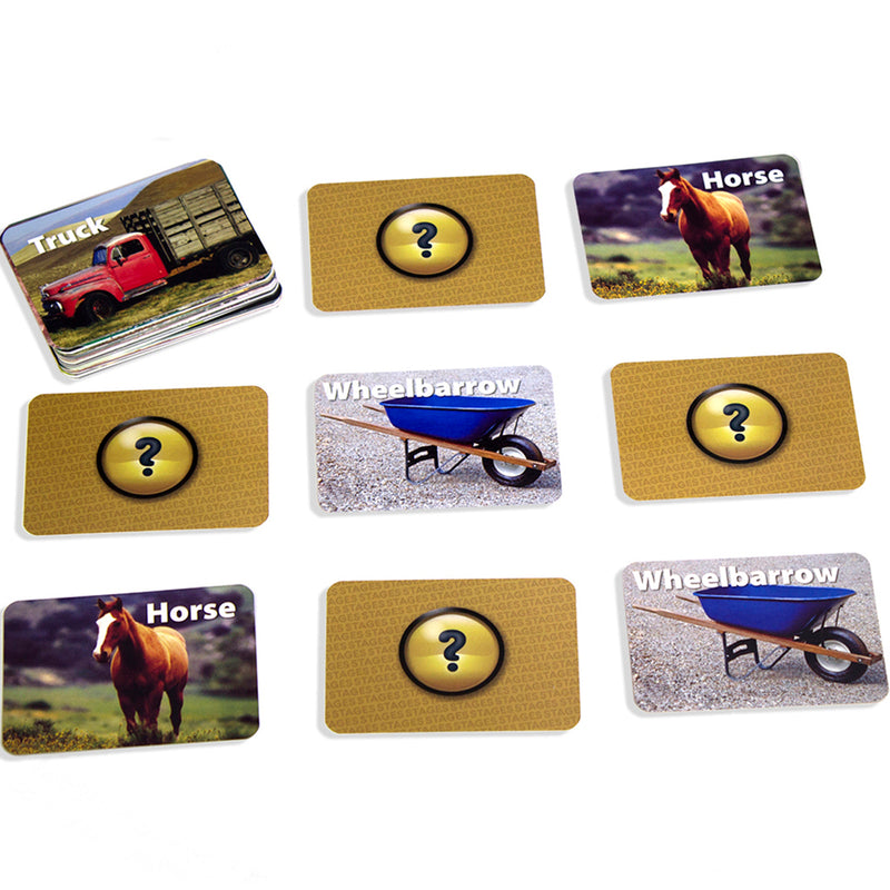 On The Farm Photographic Memory Matching Game