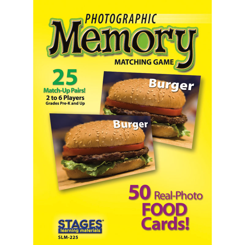 Food Photographic Memory Matching Game