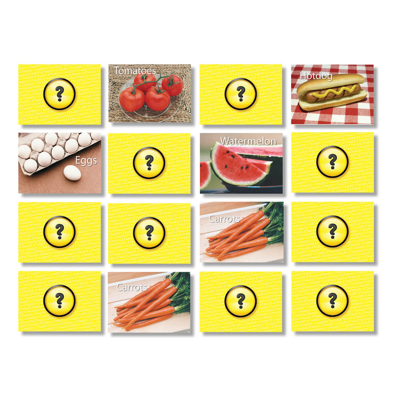Food Photographic Memory Matching Game