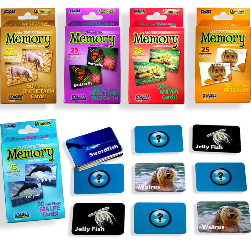 Animal Memory Game Set Of 5