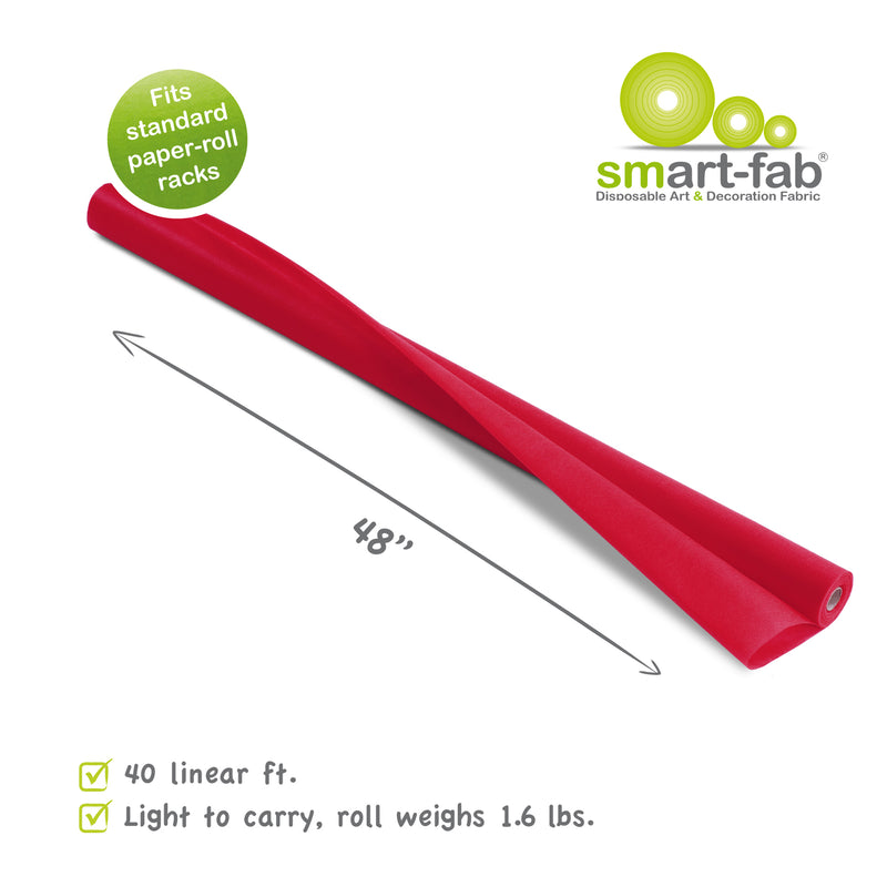 Smart Fab Roll 48x40 Cranberry