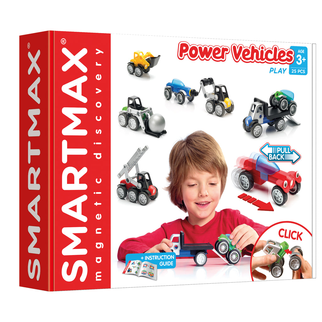 Smartmax Power Vehicles 26 Pcs