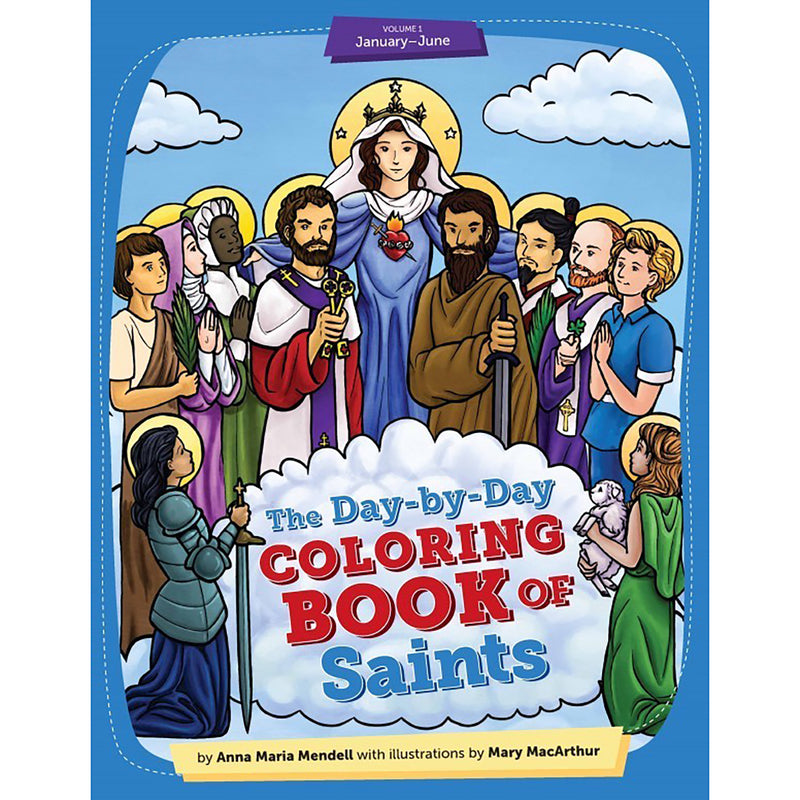 Coloring Book Of Saints Vol 1