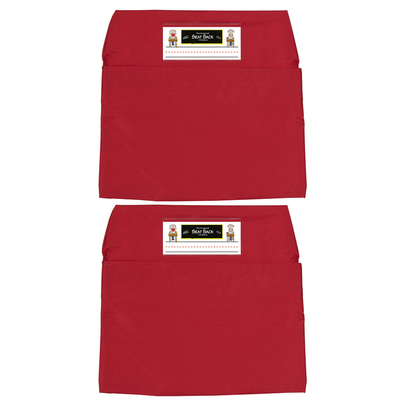 (2 Ea) Seat Sack Standard 14in Red