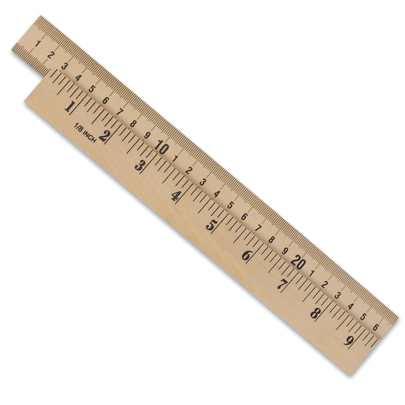 (3 Ea) Wooden Meter Stick Plain Ends