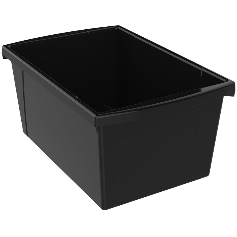 Medium Classroom Storage Bin Black