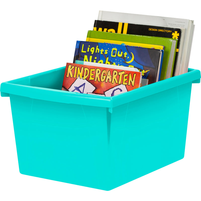 4 Gallon Storage Bin, Teal